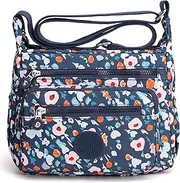 [Pealwel] Women Shoulder Handbag Roomy Multiple Pockets Bag Ladies Crossbody Purse Tote Top Handle Satchel