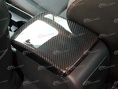 Real Carbon Armrest Arm Rest Cover Fit 2015 2016 2017 2018 2019 Subaru WRX STI