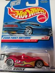 Ferrari 333 SP Vintage 2000 Hotwheels 1st Ed. #11/36, #24374, Coll. #071. Red...