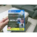 PS4底特律 變人+戰神4合輯 中文版