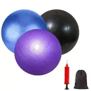 3 Pcs Exercise Pilates Mini Yoga Balls Barre Small Bender for Home Stability ...
