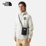 【THE NORTH FACE 官方旗艦】北面男女款黑色反光織帶品牌設計單肩包｜81DQKX7(斜背包)