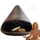 Ornaments Incense Burner Ceramic Ash Catcher Sage Holder Bowl For Palo Santo