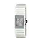 Rado Women's White Ceramic Band & Case Anti Reflective Sapphire Quartz Silver...