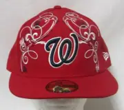 New Era Washington Nationals Men's Sz 7 3/4 "Ott" Wool Baseball Cap Hat E1 1568