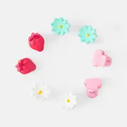 8 Pack Berry Claw Hair Clips