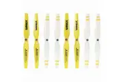 8pc Xtreem Sky Ranger Rotor Blades Front Rear Propeller for Drone White Yellow