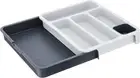 Joseph Joseph 85042 DrawerStore Expandable Cutlery Tray, Dark GreyGrey