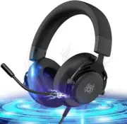 Gaming Headset PS4/Xbox One/PC/Switch,Headsets for PS4 with Mic 7.1 Surround