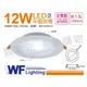 [喜萬年]含稅 舞光 LED 12W 6000K 白光 全電壓 15cm 平板 崁燈_WF430472