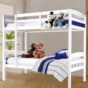 Bunk Bed Single Frame Solid Wooden Pine Children Beds Kids Bedroom Furniture