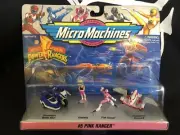 1994 Micro Machines Mighty Morphin Power Rangers Pink Ranger #5 Figures New