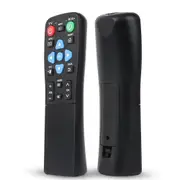 Universal Big Button Remote for Seniors, Elderly, 2 Device Control, Learning Functions, Use for TV, Streaming Box, Soundbar Audio Recevier, DVD, VCR