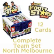 2018 AFL SELECT FOOTY STARS CARDS COMPLETE TEAM SET - NORTH MELBOURNE