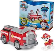 PAW Patrol, Marshall’s Firetruck, Toy Truck with Collectible Action Figure, Sustainably Minded Kids Toys for Boys & Girls Ages 3 and Up