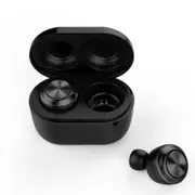 [bluetooth 5.0] TWS True Wireless Earphone Portable HiFi Stereo Noise Cancelling Mic Earbuds BLACK COLOR