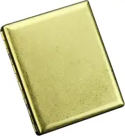 [ARKCHIU] Vintage Copper Carrying Case Cigarette Holder Case/Box, Fit for 20 84mm Cigarettes Gold,One Size