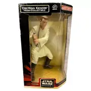 Obi-wan Kenobi STAR WARS Mega-Collectible 12" w/light up light saber & COA NEW