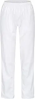 [DESERMO] Nurse's Trousers | Slip-On Trousers with Elastic Waistband & Drawstring | Hygienic Care Trousers Washable at 90 Degrees | Medi Trousers with Optimised Fabric Weight (195 g/m²) for Higher