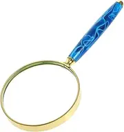 KAILIKETIY Handheld Explore Magnifier Optical Glass Magnifying Glass for Seniors Compact Reading Accessory for Books Maps Magazines Easy to Carry Durable Design with Comfortable Grip