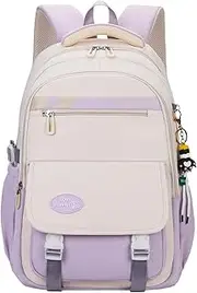 [Mildame] Aesthetic Backpack for Girls Cute Kids Bookbag Elementary Middle School Backpack for Teens