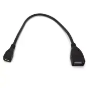 USB 2.0 Female to Micro USB Female Adapter USB 2.0 Cable Data Transfer