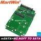 【MartWin】mSATA+M2.NGFF(SATA) SSD TO SATAIII ADAPTER