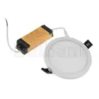 9W 3000k White Modern Slim Design Thin Bezel Ceiling Round Panel Down Light CE
