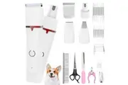 Advwin 4in1 Dog Grooming Pet Hair Clippers Trimmers Kit Rechargeable