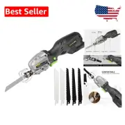 Corded Electric Reciprocating Saw - 3000 SPM for Effortless Wood & Metal Cuts