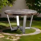 Luxury Clear Epoxy Resin Coffee Table Top Handmade Walnut Living Room Centertop