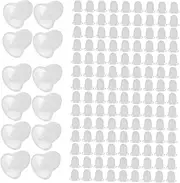VALICLUD 3000pcs Clear Soft Silicone Earring Backs Comfortable and Secure Backings for Studs Unique and Protective DIY Earring Accessories for Various