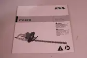 STIHL Owner's Manual HSE 52, PN# 0458-762-8621-A