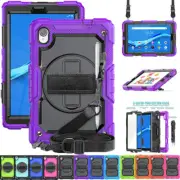For Lenovo Tab M8 TB-8505F/8705F 8" Rugged Rubber Stand Case Screen Cover Strap