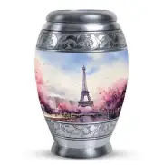 Cremation Keepsake Urns Eiffel Tower Oli Painting Art (3 Inch) Pack Of 1