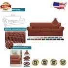 Durable Anti-Slip 4-Piece Sofa Covers with Elastic Closure for Modern Living