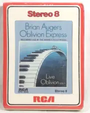 BRIAN AUGER Oblivion Express ‎– Live Oblivion Vol. 1 1972 US 8-TR tape SEALED