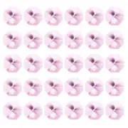 K9 Crystal Octagon Beads 2 Holes 30 Pack 14mm Chandelier Prisms Pink