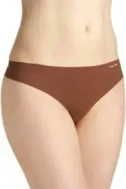 CALVIN KLEIN Women's Invisibles Thong Underwear D3428, XL