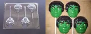 Incredible Hulk Face Head Lollipop Chocolate Candy Soap Crayon Mold