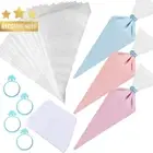 205-Piece Piping Bag Set, 200 Bags, Clips, Scraper, Cake Decorating Supplies