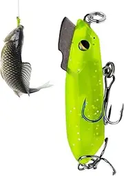 Slow Sinking Pencil Lure - Reusable Fishing Crankbait | Portable Angling Tackle Kits, Bass Shaker Baits for All Water Layers