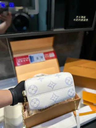 【二手包包】LV SPEEDY20經典款壓花枕頭包 Lv 枕頭包QK尺寸20.11.14NO135618