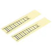 Violin Finger Position Marker Sticker Fret Guide Indicator 1/8 Yellow,2pcs