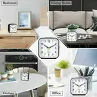 Bedroom Home Alarm Clock Silent Silent Alarm Bedside Clock Black Delicate