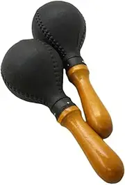 Frediuo 2x Maracas Hand Percussion Rattles Professional Adults Kids Shakers Percussion Instrument for Festival Entertainment Concert