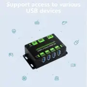 USB 3.2 Multiport Hub with Wide Power Input for Stability