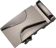 [Abbraccia] Stylish Men's Automatic Belt Buckle for 35mm Wide Belts - Sleek Design