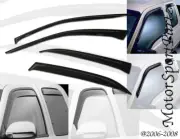 4pcs Outside Mount JDM 2.0 mm Visor Rain Guard For Kia Forte K3 5 Door 2014-2016 (for: Kia)