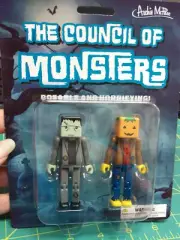 Cube Council of Monsters Series one Unopened pack Frank & Jack poseable figures